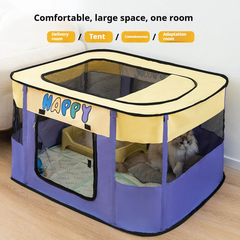 Cat Maternity Room - Large Space Birthing Tent for Cats