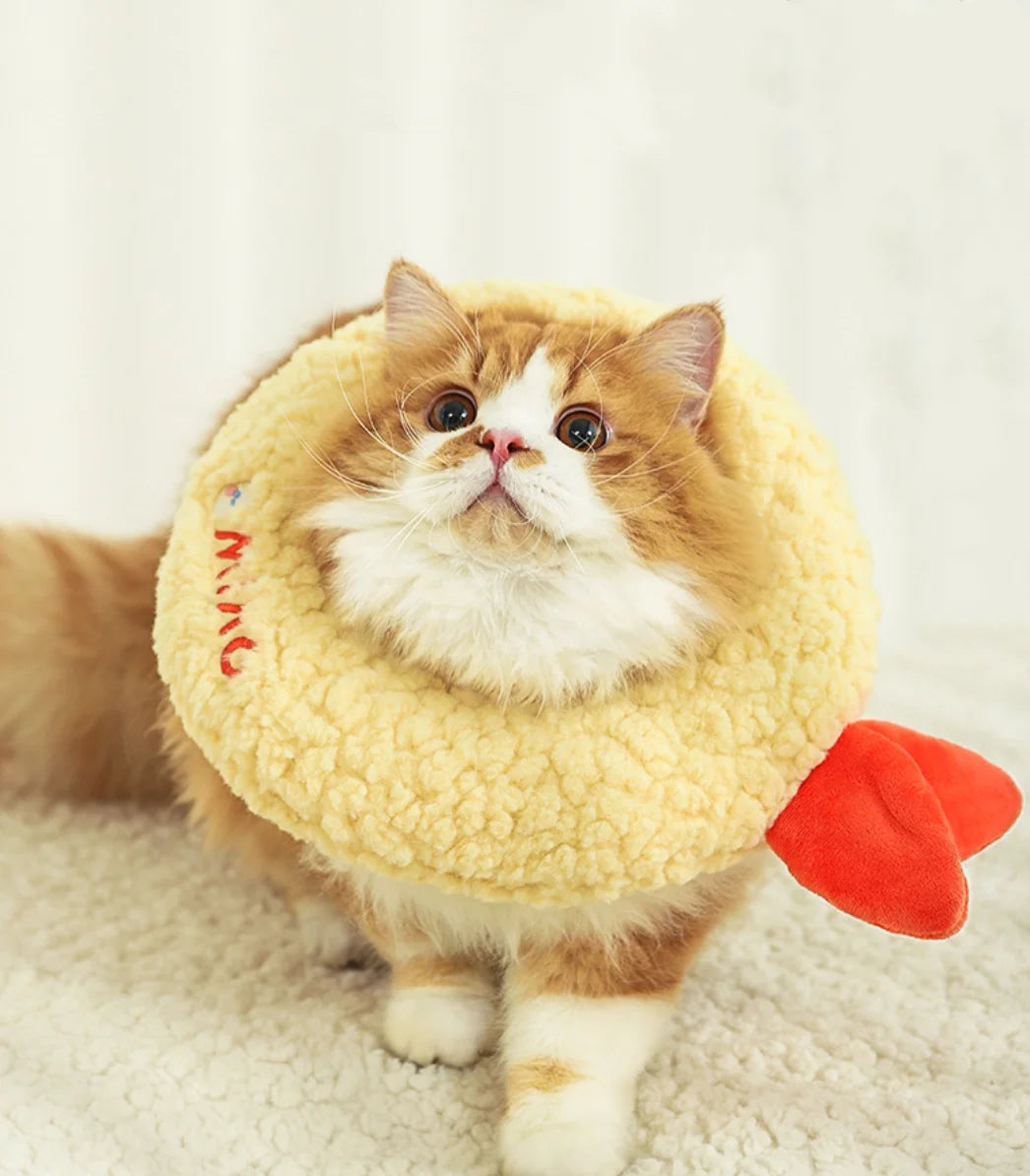 Cat Recovery Collar – Soft Pet Cone for Anti-Lick, Bite & Surgery Protection
