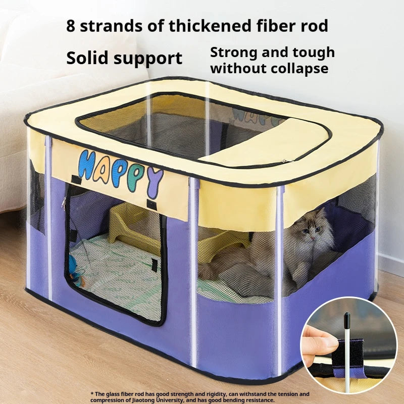 Cat Maternity Room - Large Space Birthing Tent for Cats